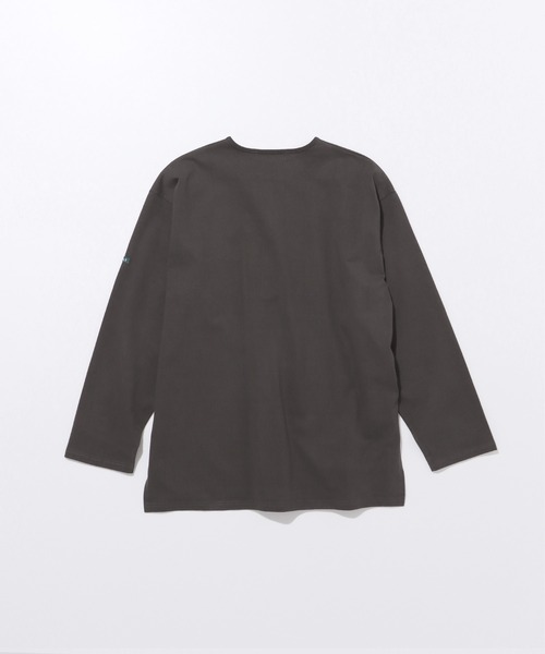 FIDELITY(フィデリティ)の「N/C SLEEPING SHIRT / スリーピングシャツ ロンT(Tシャツ/カットソー・メンズ・ネイビー/マスタード/オフホワイト/チャコール・MEDIUM/LARGE)」の5枚目の写真