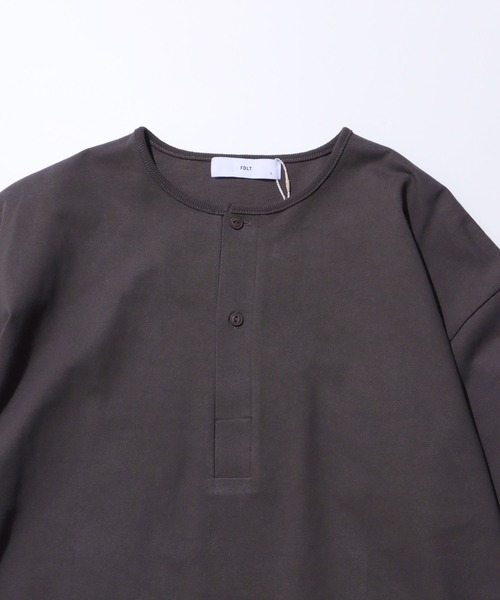 FIDELITY(フィデリティ)の「N/C SLEEPING SHIRT / スリーピングシャツ ロンT(Tシャツ/カットソー・メンズ・ネイビー/マスタード/オフホワイト/チャコール・MEDIUM/LARGE)」の9枚目の写真