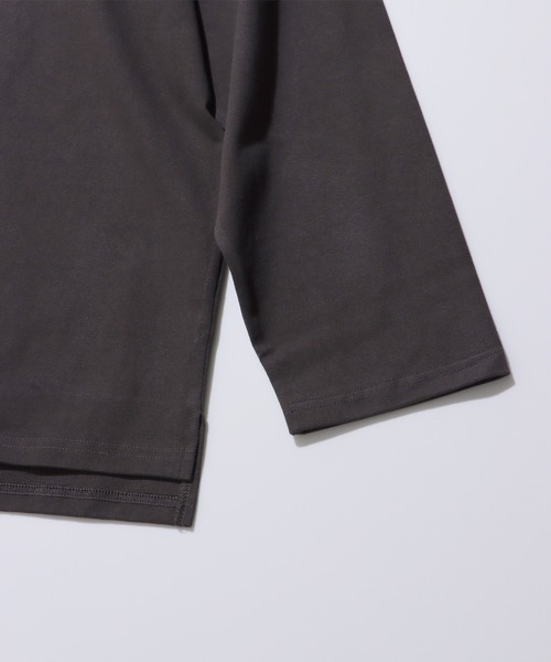 FIDELITY(フィデリティ)の「N/C SLEEPING SHIRT / スリーピングシャツ ロンT(Tシャツ/カットソー・メンズ・ネイビー/マスタード/オフホワイト/チャコール・MEDIUM/LARGE)」の11枚目の写真