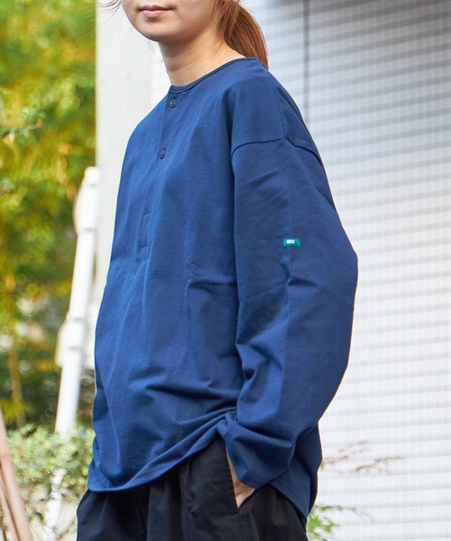 FIDELITY(フィデリティ)の「N/C SLEEPING SHIRT / スリーピングシャツ ロンT(Tシャツ/カットソー・メンズ・ネイビー/マスタード/オフホワイト/チャコール・MEDIUM/LARGE)」の17枚目の写真
