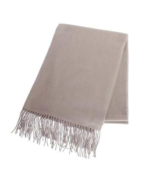 MERCURYDUO（マーキュリーデュオ）の「カラー大判ストール（ストール/ショール・レディース・アイボリー/ブラック/パープル・FREE）」の4枚目の写真