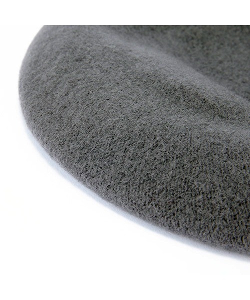 CPH（シーピーエイチ）の「【CPH / シープラスヘッドウェアー】 611 BERET SOLID WOOL(ベレー帽)（ハンチング/ベレー帽・メンズ・ブラック/グレー・FREE）」の5枚目の写真
