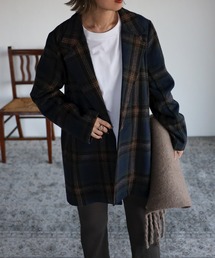 テーラードチェックジャケット