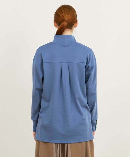 FRAPBOIS（フラボア）の「スムースカット カットソー（Tシャツ/カットソー・レディース・オートミール/ブルー/ブラック・0/1）」の5枚目の写真