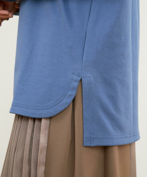 FRAPBOIS（フラボア）の「スムースカット カットソー（Tシャツ/カットソー・レディース・オートミール/ブルー/ブラック・0/1）」の12枚目の写真