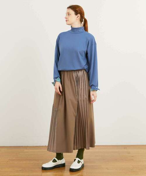 FRAPBOIS（フラボア）の「スムースカット カットソー（Tシャツ/カットソー・レディース・オートミール/ブルー/ブラック・0/1）」の14枚目の写真