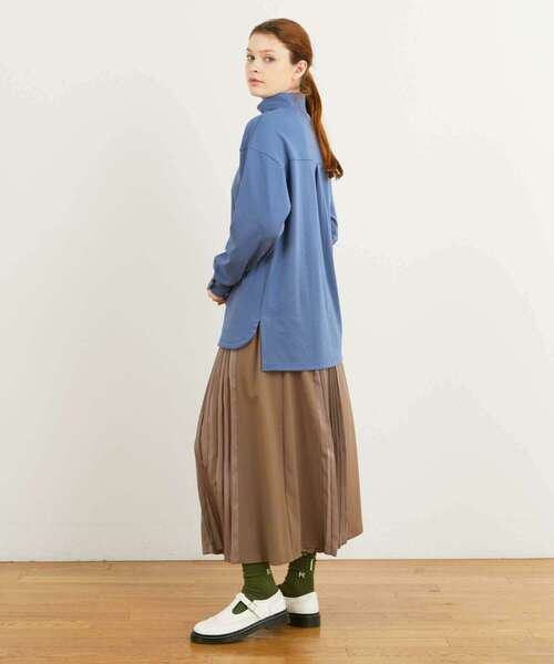 FRAPBOIS（フラボア）の「スムースカット カットソー（Tシャツ/カットソー・レディース・オートミール/ブルー/ブラック・0/1）」の17枚目の写真