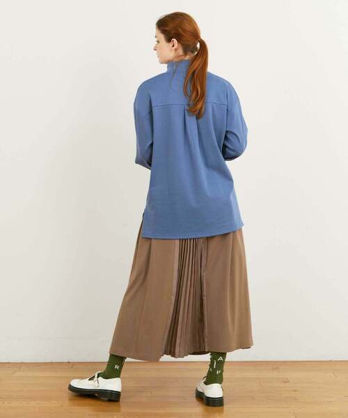 FRAPBOIS（フラボア）の「スムースカット カットソー（Tシャツ/カットソー・レディース・オートミール/ブルー/ブラック・0/1）」の18枚目の写真