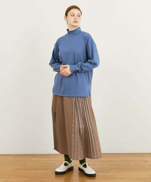 FRAPBOIS（フラボア）の「スムースカット カットソー（Tシャツ/カットソー・レディース・オートミール/ブルー/ブラック・0/1）」の19枚目の写真