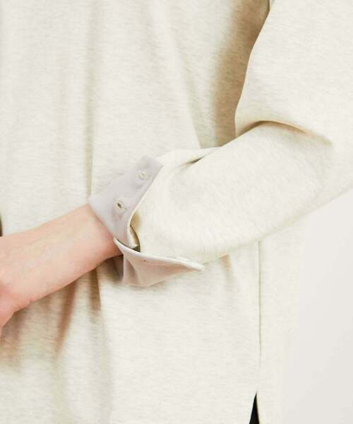 FRAPBOIS（フラボア）の「スムースカット カットソー（Tシャツ/カットソー・レディース・オートミール/ブルー/ブラック・0/1）」の22枚目の写真