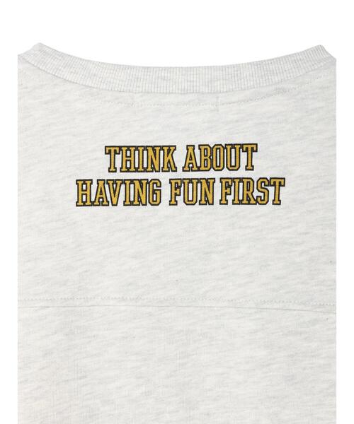 AMERICAN HOLIC（アメリカンホリック）の「ロゴプリント裏毛スウェット①（スウェット・レディース・チャコールグレー/ネイビー/ブラウン/グリーン/オートミール・M/L）」の17枚目の写真