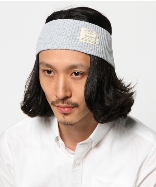 WEGO(ウィゴー)の「WEGO/アゼヘアバンド(ヘアバンド・メンズ・ブラック/グレー/ネイビー/レッド・FREE)」の12枚目の写真