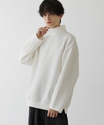 LILL | ヘビーポンチハイネック長袖プルオーバー(スウェット)