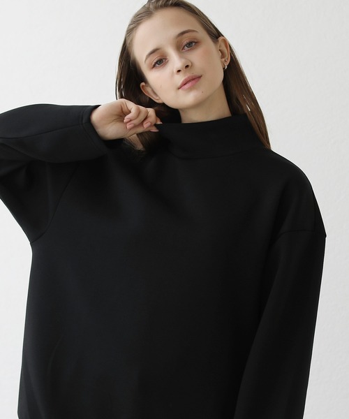 LILL（リル）の「ヘビーポンチハイネック長袖プルオーバー（スウェット・メンズ・チャコール/ホワイト/ワイン/ネイビー/ブラック/ブラウン/ブルーグレー・S/M/L/XL）」の13枚目の写真