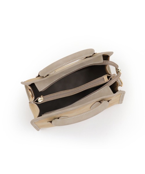 T・S・L(ティーエスエル)の「スクエア2wayバッグ(ボストンバッグ・レディース・ベージュ/グリーン/ボルドー/ブラック・FREE)」の10枚目の写真