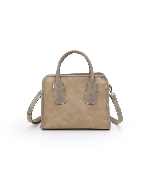 T・S・L(ティーエスエル)の「スクエア2wayバッグ(ボストンバッグ・レディース・ベージュ/グリーン/ボルドー/ブラック・FREE)」の14枚目の写真