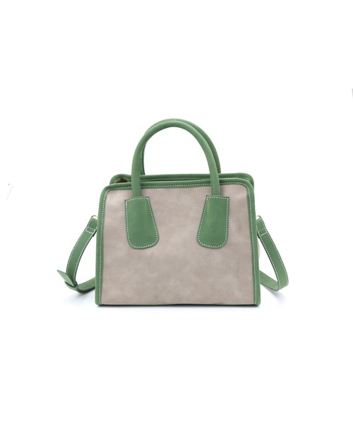 T・S・L(ティーエスエル)の「スクエア2wayバッグ(ボストンバッグ・レディース・ベージュ/グリーン/ボルドー/ブラック・FREE)」の18枚目の写真