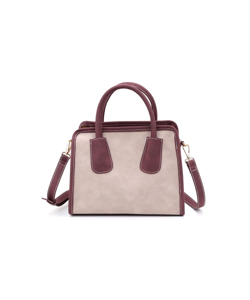 T・S・L(ティーエスエル)の「スクエア2wayバッグ(ボストンバッグ・レディース・ベージュ/グリーン/ボルドー/ブラック・FREE)」の15枚目の写真