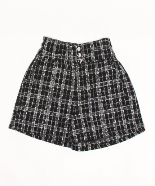 LOVETOXIC(ラブトキシック)の「前釦ハイウェストショートパンツ(その他パンツ・キッズ・ブラック/オフホワイト/ベージュ/マルチ/ライトベージュ・SS/S/M/L)」の14枚目の写真