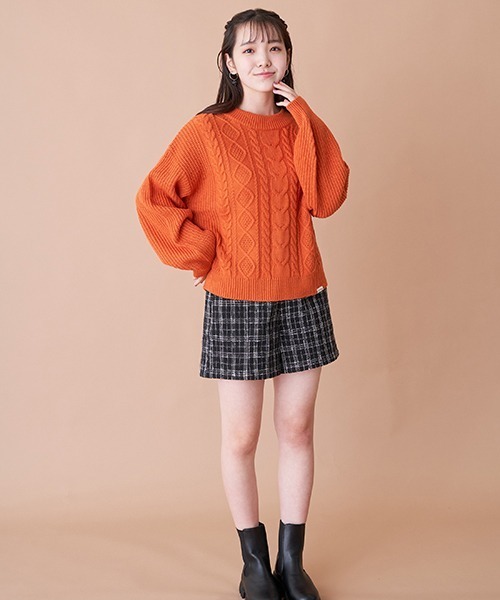 LOVETOXIC(ラブトキシック)の「前釦ハイウェストショートパンツ(その他パンツ・キッズ・ブラック/オフホワイト/ベージュ/マルチ/ライトベージュ・SS/S/M/L)」の19枚目の写真