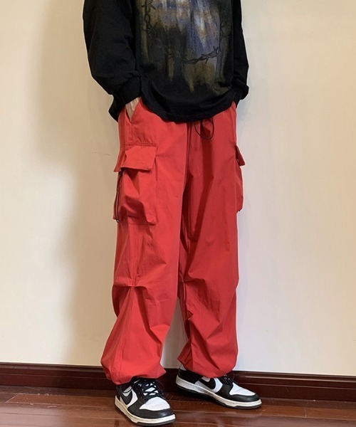 MGV(エムジーヴィー)の「サイドポケットバルーンカーゴパンツ(カーゴパンツ・メンズ・レッド/ブラック/グレー・MEDIUM/LARGE/X-LARGE)」の19枚目の写真