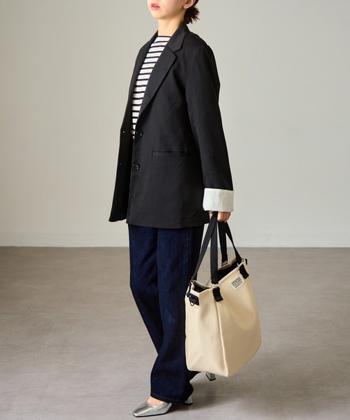 FREDRIK PACKERS(フレドリックパッカーズ)の「【FREDRIK PACKERS】EC限定 A4ファイル収納可能!MISSION TOTE S ECO LEATHER(トートバッグ・レディース・ブラック/アイボリー/ベージュ・FREE)」の21枚目の写真