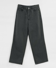 【UNISEX】オールシーズンデイリーカラーワイドコットンパンツ