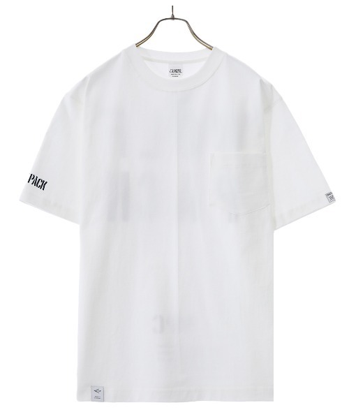 WP（ダブリューピー）の「WP / ダブリューピー：WP×CAMBER WOLF PACK POCKET T-SHIRTS：WP09-T19[WAX]（Tシャツ/カットソー・メンズ・ホワイト×ネイビー/ホワイト×グリーン/ブラック×ホワイト・L/XL/XXL）」の16枚目の写真