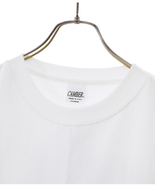 WP（ダブリューピー）の「WP / ダブリューピー：WP×CAMBER WOLF PACK POCKET T-SHIRTS：WP09-T19[WAX]（Tシャツ/カットソー・メンズ・ホワイト×ネイビー/ホワイト×グリーン/ブラック×ホワイト・L/XL/XXL）」の15枚目の写真