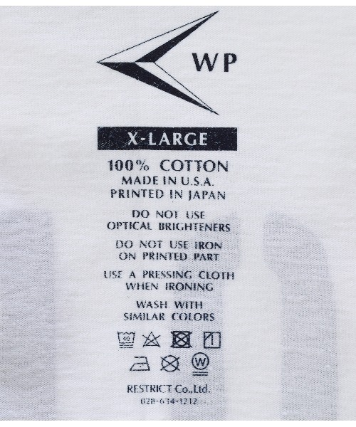 WP（ダブリューピー）の「WP / ダブリューピー：WP×CAMBER WOLF PACK POCKET T-SHIRTS：WP09-T19[WAX]（Tシャツ/カットソー・メンズ・ホワイト×ネイビー/ホワイト×グリーン/ブラック×ホワイト・L/XL/XXL）」の10枚目の写真