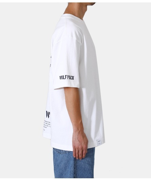 WP（ダブリューピー）の「WP / ダブリューピー：WP×CAMBER WOLF PACK POCKET T-SHIRTS：WP09-T19[WAX]（Tシャツ/カットソー・メンズ・ホワイト×ネイビー/ホワイト×グリーン/ブラック×ホワイト・L/XL/XXL）」の8枚目の写真