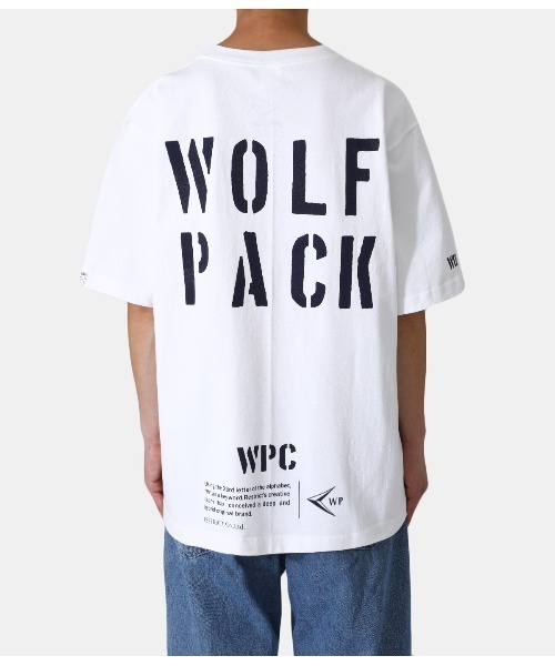 WP（ダブリューピー）の「WP / ダブリューピー：WP×CAMBER WOLF PACK POCKET T-SHIRTS：WP09-T19[WAX]（Tシャツ/カットソー・メンズ・ホワイト×ネイビー/ホワイト×グリーン/ブラック×ホワイト・L/XL/XXL）」の7枚目の写真