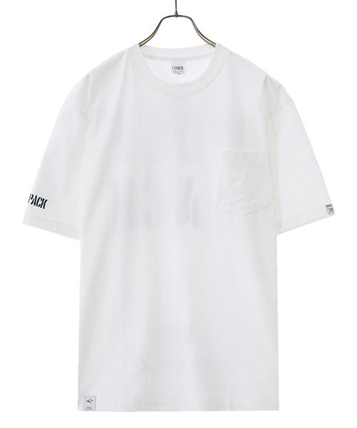 WP（ダブリューピー）の「WP / ダブリューピー：WP×CAMBER WOLF PACK POCKET T-SHIRTS：WP09-T19[WAX]（Tシャツ/カットソー・メンズ・ホワイト×ネイビー/ホワイト×グリーン/ブラック×ホワイト・L/XL/XXL）」の21枚目の写真