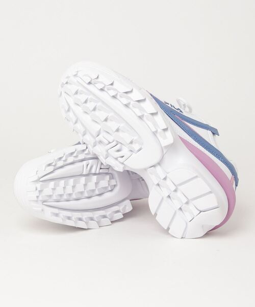 FILA（フィラ）の「FILA /フィラ  DISRUPTOR II EXP(ディスラプター2 EXP)厚底スニーカー（スニーカー・レディース・サックスブルー/ベージュ・24cm/24.5cm/23cm）」の5枚目の写真