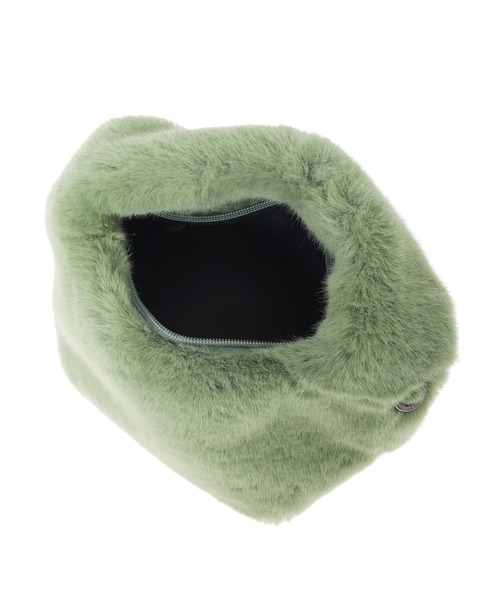 fifth(フィフス)の「2wayフェイクファーミニバッグ(ハンドバッグ・レディース・ライトベージュ/グリーン/ブラック・FREE)」の10枚目の写真