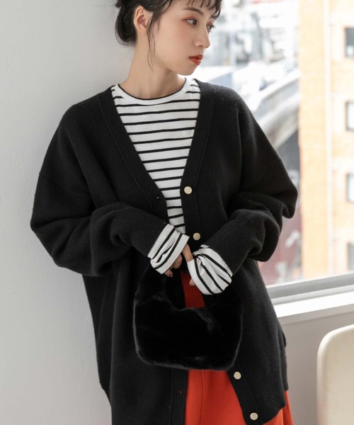 fifth(フィフス)の「2wayフェイクファーミニバッグ(ハンドバッグ・レディース・ライトベージュ/グリーン/ブラック・FREE)」の17枚目の写真