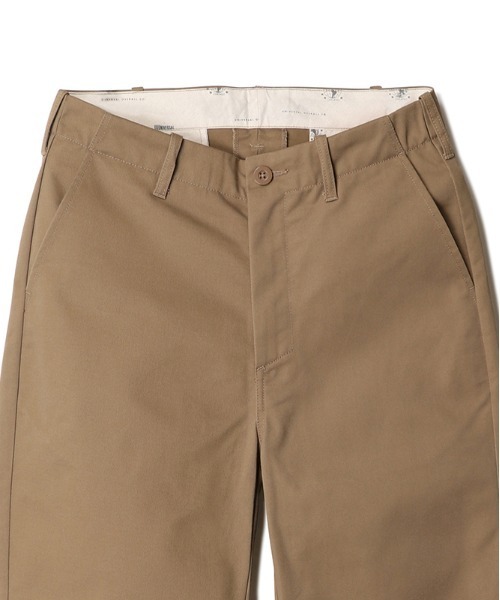 UNIVERSAL OVERALL（ユニバーサルオーバーオール）の「ワイドパンツ【WIDE PANTS】（チノパンツ・メンズ・ネイビー/ベージュ/モカ/ブラック・30/32/28/34/33）」の14枚目の写真