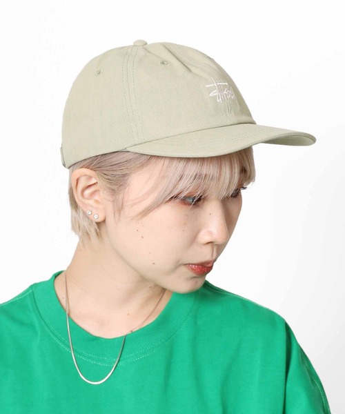 STUSSY(ステューシー)の「STUSSY/ステューシー Stock Canvas Low Pro Cap ローキャップ(キャップ・メンズ・ネイビー/グリーン/ブラウン・FREE)」の5枚目の写真