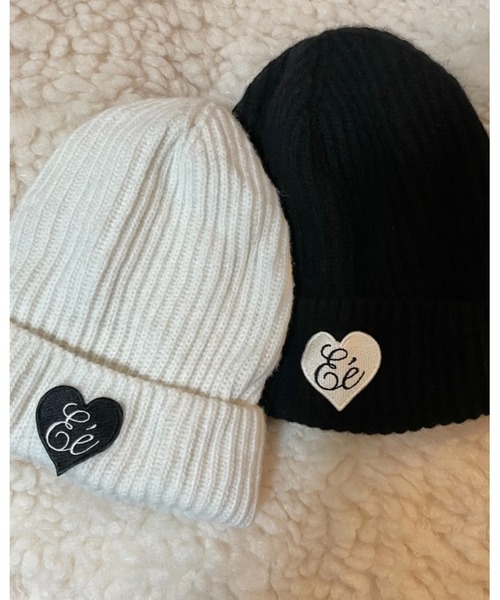 epine（エピヌ）の「Ee cable knit beanie（ニットキャップ/ビーニー・レディース・アイボリー/ブラック・FREE）」の17枚目の写真
