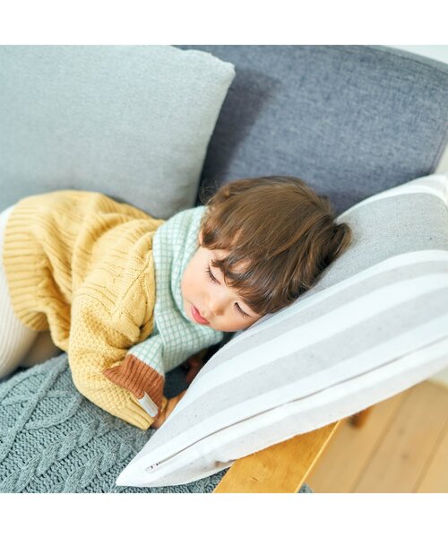 apres les cours（アプレレクール）の「3柄ニットマフラー（マフラー・キッズ・ミント/その他2/キャメル・95/140）」の5枚目の写真