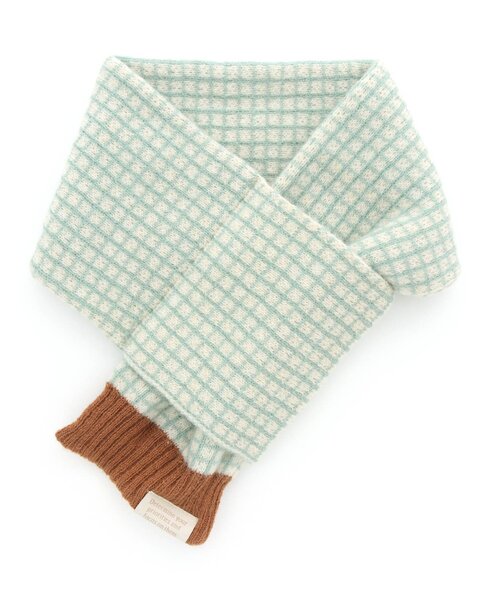 apres les cours（アプレレクール）の「3柄ニットマフラー（マフラー・キッズ・ミント/その他2/キャメル・95/140）」の7枚目の写真