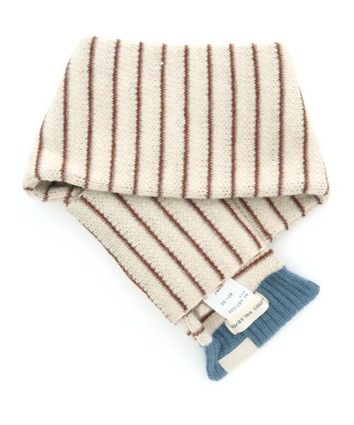 apres les cours（アプレレクール）の「3柄ニットマフラー（マフラー・キッズ・ミント/その他2/キャメル・95/140）」の8枚目の写真