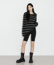 FOLLOWIN | ピンタックもちもちレギンスバイカーパンツ(その他パンツ)