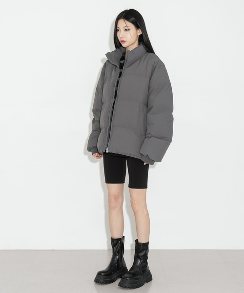 FOLLOWIN(フォロウィン)の「ピンタックもちもちレギンスバイカーパンツ(その他パンツ・レディース・ブラック・FREE)」の3枚目の写真