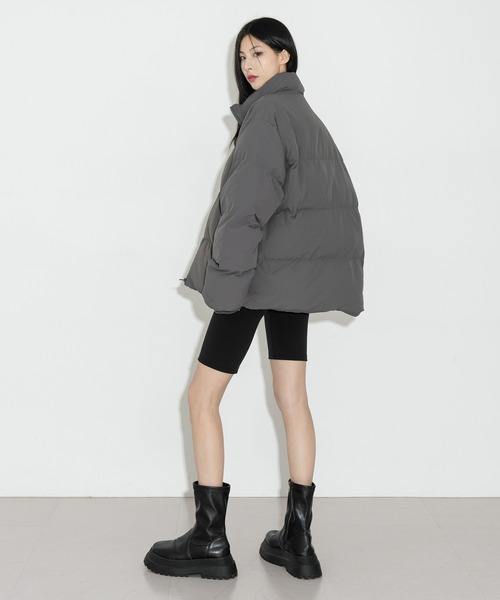 FOLLOWIN(フォロウィン)の「ピンタックもちもちレギンスバイカーパンツ(その他パンツ・レディース・ブラック・FREE)」の9枚目の写真