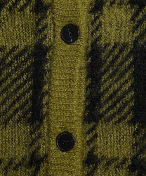 PAGEBOY（ページボーイ）の「シャギーチェックカーディガン（カーディガン/ボレロ・レディース・ブラック/イエロー系その他/ターコイズブルー系・FREE）」の16枚目の写真