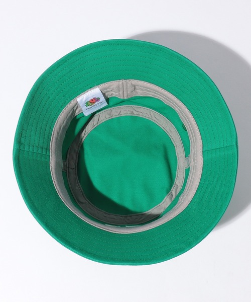 FRUIT OF THE LOOM（フルーツオブザルーム）の「EMBROIDERY Kids BUCKET HAT type（ハット・キッズ・ピンク/ネイビー/グリーン・FREE）」の5枚目の写真