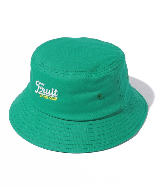 FRUIT OF THE LOOM（フルーツオブザルーム）の「EMBROIDERY Kids BUCKET HAT type（ハット・キッズ・ピンク/ネイビー/グリーン・FREE）」の8枚目の写真