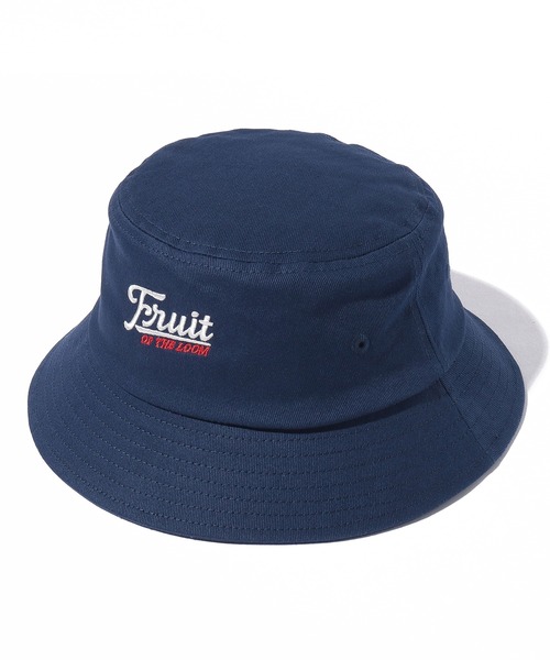 FRUIT OF THE LOOM（フルーツオブザルーム）の「EMBROIDERY Kids BUCKET HAT type（ハット・キッズ・ピンク/ネイビー/グリーン・FREE）」の9枚目の写真