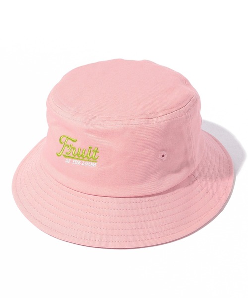 FRUIT OF THE LOOM（フルーツオブザルーム）の「EMBROIDERY Kids BUCKET HAT type（ハット・キッズ・ピンク/ネイビー/グリーン・FREE）」の10枚目の写真